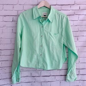 Universal Thread Light Green Collared‎ Shirt
